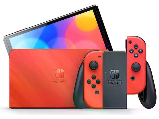 Nintendo Switch – Mario Edition OLED-Modell (rot)