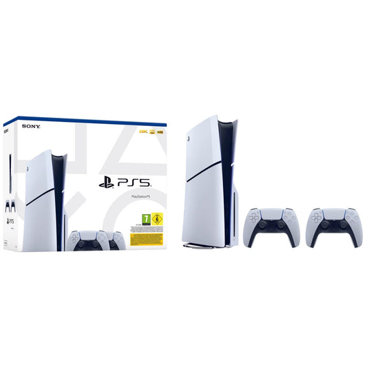 Sony PlayStation 5 (CD) Slim + 2 DualSense-Controller