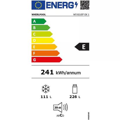 WHIRLPOOL W5821EFOX1 Kombi-Kühlschrank